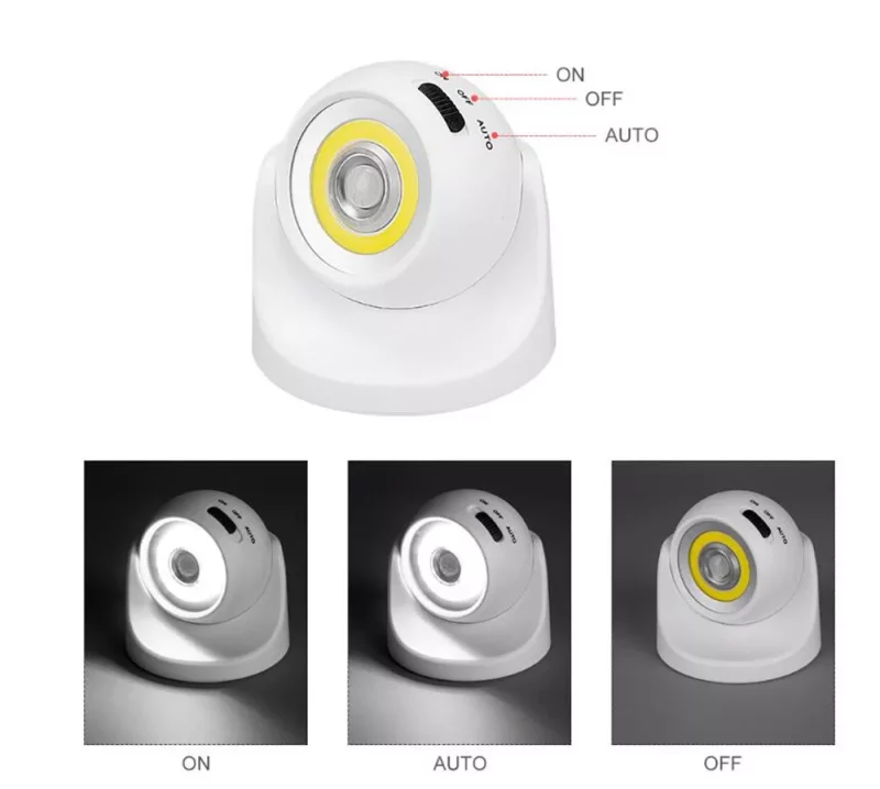 Luz led recargable inducción sensor de movimiento funciones caracteristicas  funcionamiento unboxing 